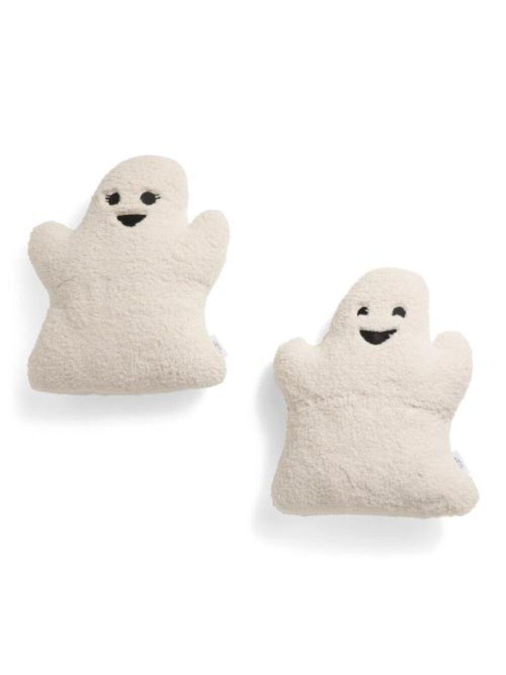 NEW Martha Stewart 2pk 14x16 Sherpa Ghost Pillows